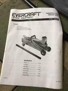 lot 132 image: Evercraft Trolley Jack