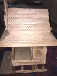 lot 139 image: Folk Art Wooden House