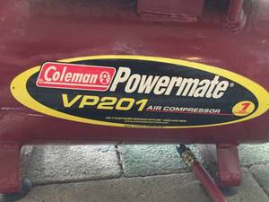 lot 143 image: Coleman Powermate VP201 Air Compressor