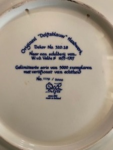 lot 157 image: Two Decorative Delft Items