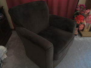 Microfiber Swivel Rocker