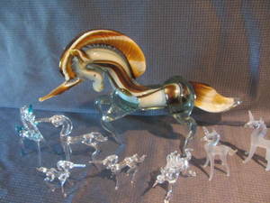 Glass Unicorns