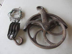 Antique Well Pulley, B&T Pulley