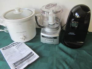 Slow Cooker, Chopper, Opener
