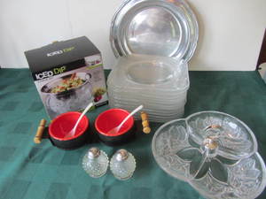 Dip Set, Salad Plates, Condiments Set