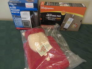 BP Monitor, Heating Pad