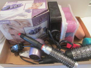 Curlers, Mirror, Dryer