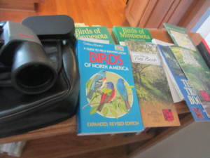 Binoculars, Bird Books