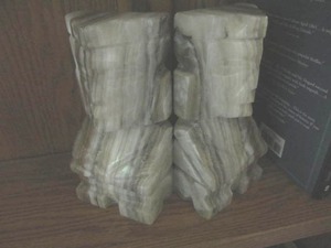 Marble Bookends