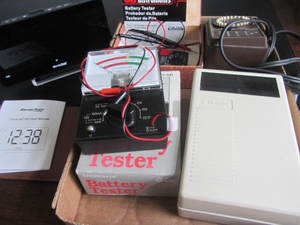 Battery Tester, Charger