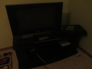 Television, Stand, VCR, DVD