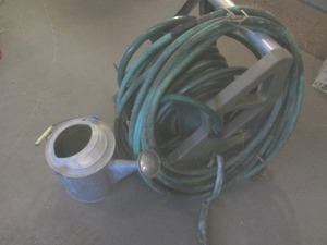Garden Hose, Reel, Watering Can
