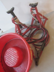 Jack Stands, Jumper Cables