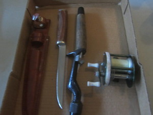 Knife, Rod Handle, Reel