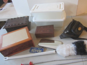 Shoe & Jewelry Boxes, Duster