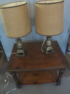 Lamps & Table