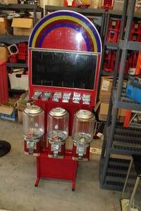 Beaver Bulk Candy and Sticker Dispenser 4-Head $.50