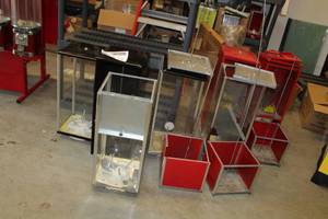 Lot of (9) Northwestern Bulk Candy Dispenser Heads