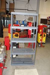 Plano Plastic Shelving Unit 5-Shelf