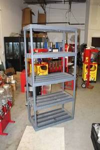 Plano Plastic Shelving Unit 5-Shelf