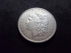 1880 O Morgan Silver Dollar