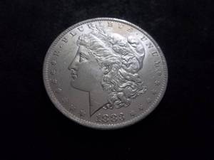 1883 O Morgan Silver Dollar