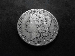 1884 S Morgan Silver Dollar
