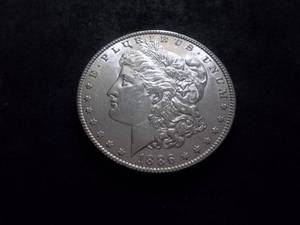 1886 Morgan Silver Dollar