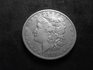 1886 O Morgan Silver Dollar