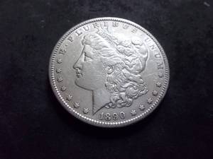1890 S  Morgan Silver Dollar