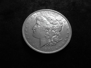 1901 Morgan Silver Dollar