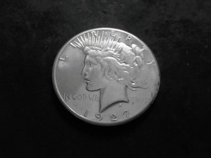 1927 Peace Silver Dollar