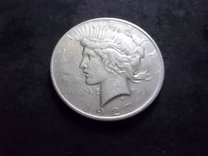 1927 D Peace Silver Dollar