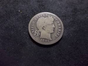1895 S Barber Dime