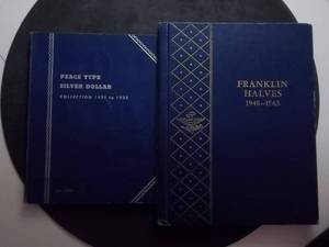 Peace Dollar Album 1921-1935 & Franklin Half Dollar Album 1948-1963