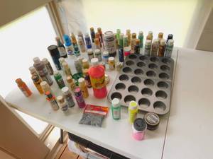 Lot Art Paints