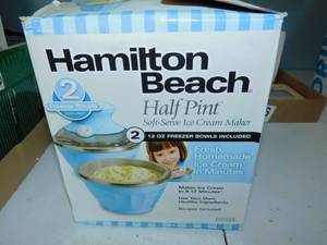 Hamilton Beach Half Pint Ice Cream Maker