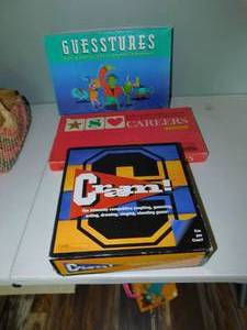 Careers, Guesstures and Cram Games