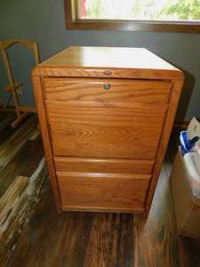 Wooden Filing Cabinet