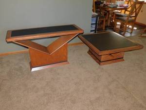 2 Matching Wooden Tables