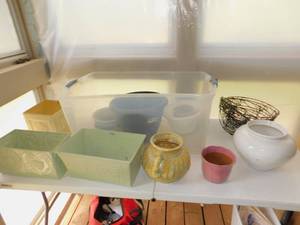 Lot of Flower Pots
