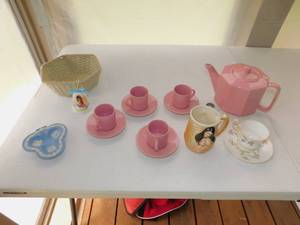 Vintage Bell, Bust Mug and Copco Tea Set