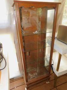 Wood and Glass Shelf