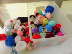 Bin of Yarn
