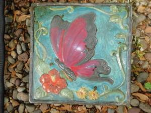 Square Butterfly Garden Decor