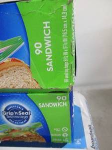 Ziploc Bags and Foil Sheets