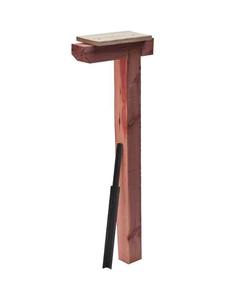 lot 6 image: GIBRALTAR MAILBOX Cedar Drive-In Mailbox Post Kit