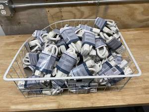 lot 31 image: 3-Outlet Mini Power Strip with 1.5 ft. Cord Lot of 66