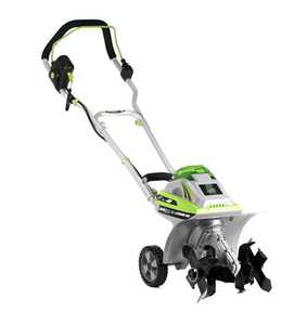 lot 46 image: EARTHWISE 11 in. 40-Volt 4.0 Ah Electric Cordless TillerCultivator