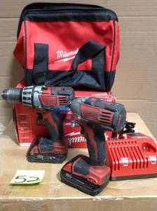 M18 18-Volt Lithium-Ion Cordless Drill DriverImpact Driver Combo Kit (2-Tool)  USED